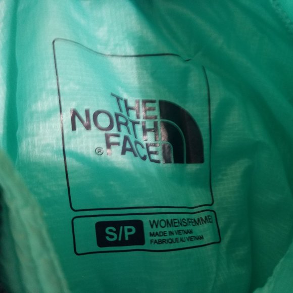 The North Face Womens Small Blue Thermoball Jacket Puffer Puff Lightweight Light - Picture 4 of 6